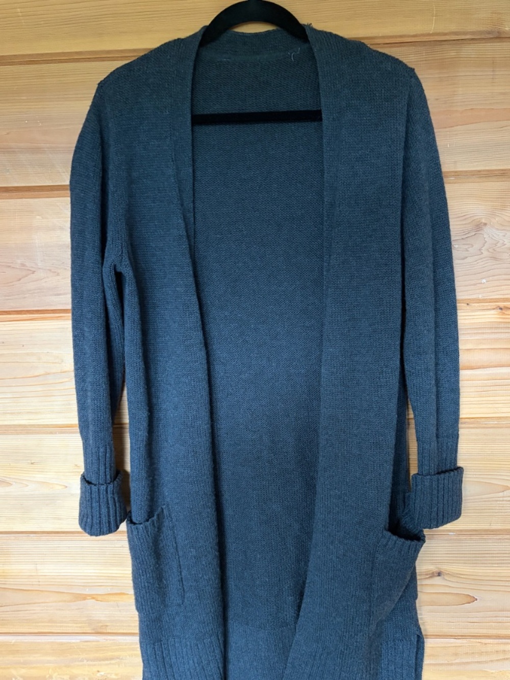 Athleta 100% Merino Wool Cardigan Sweater